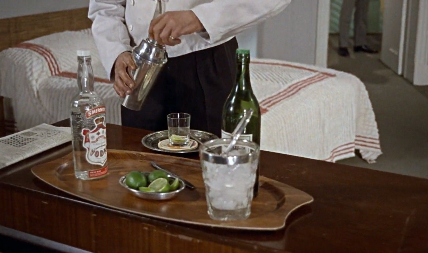 Smirnoff Vodka in "Dr No"