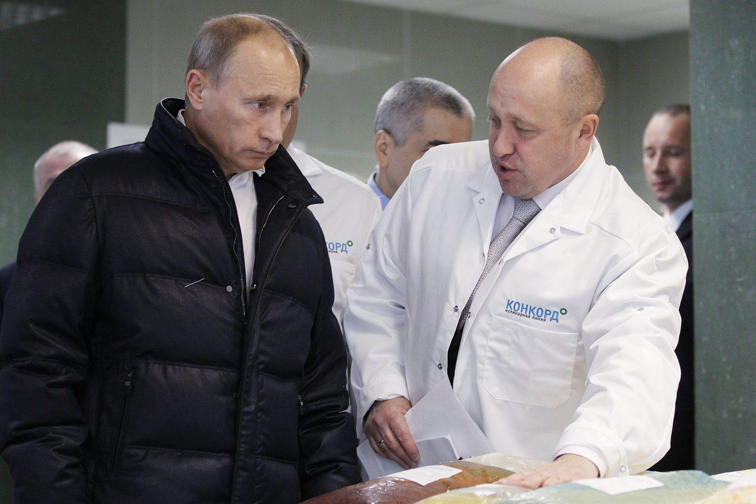 Yevgeny V. Prigozhin and Vladimir V.Putin