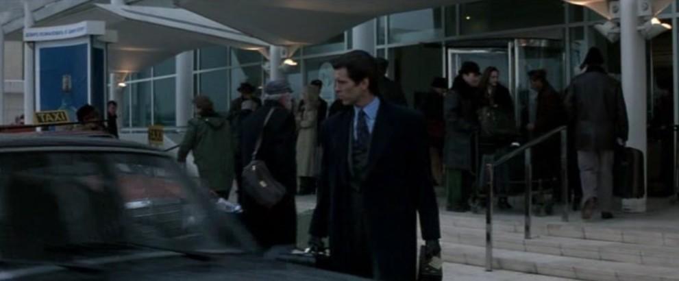 Arrival of Pierce Brosnan in st petersburg airport "Pulkovo"