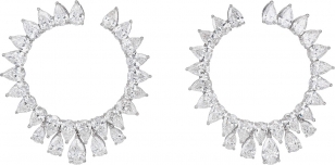 Chopard Green Carpet Collection earrings set with 14 carats of diamond