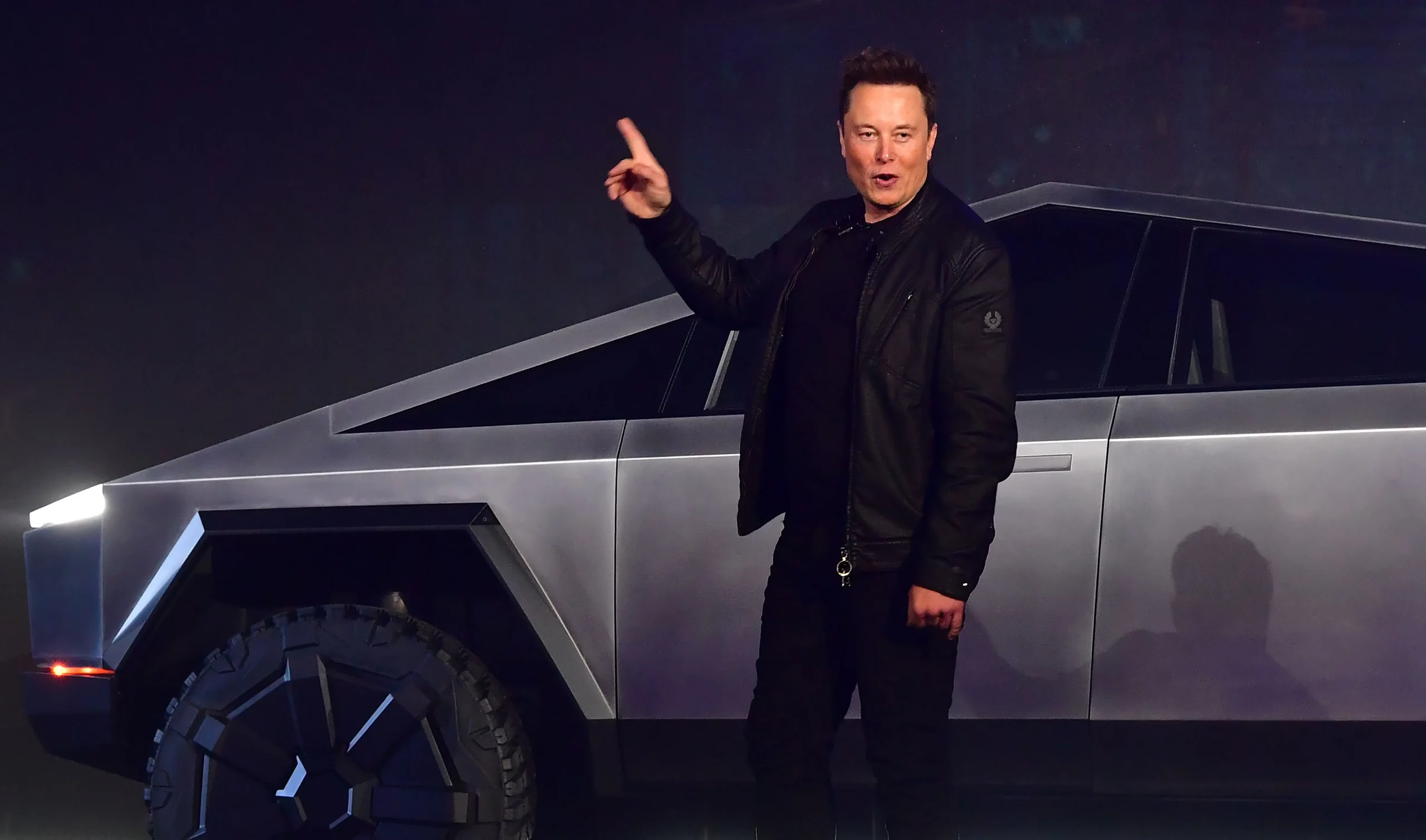 Elon Musk announcing Cyber Truck 