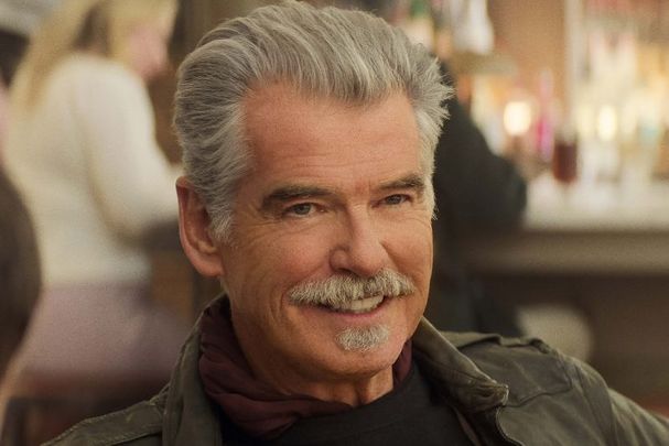 Pierce Brosnan in Netflix's "The Out-Laws." COURTESY OF NETFLIX / © 2023 NETFLIX, INC.