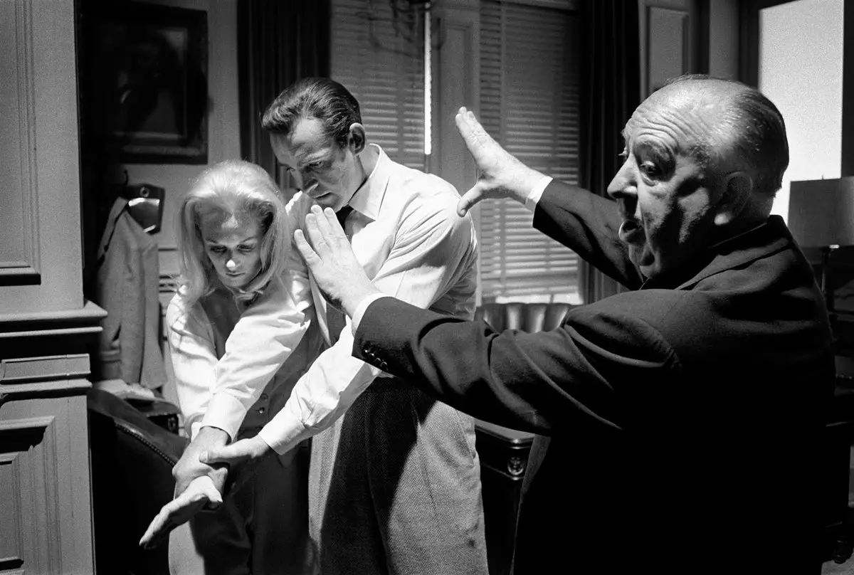 Alfred Hitchcock in the making of Psycho (1960)