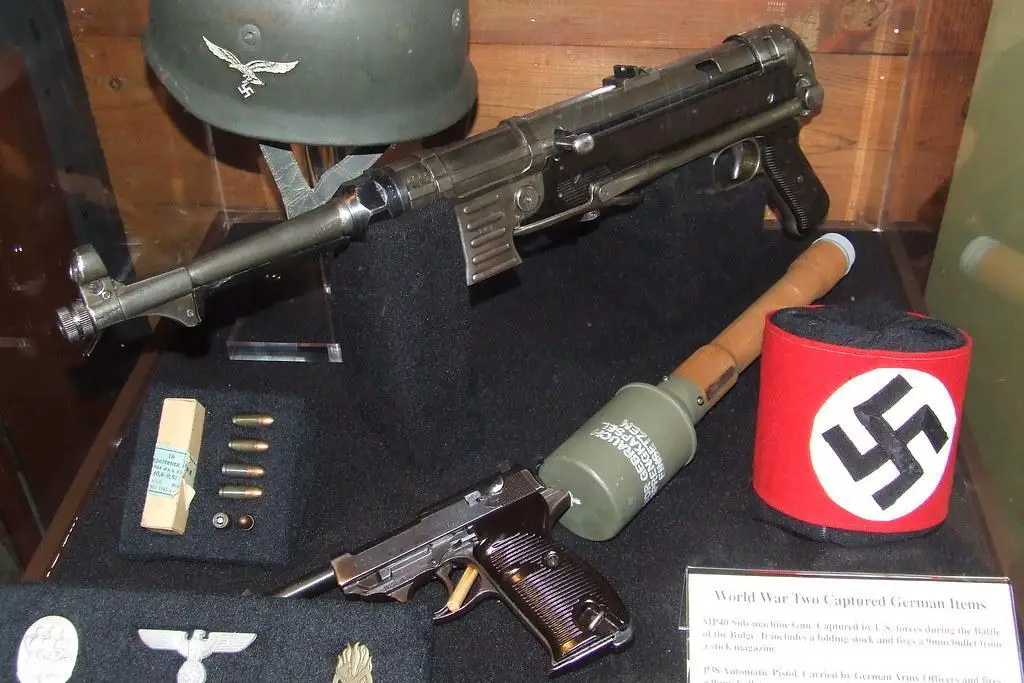 WWII Nazi Weapons Illinois State Military Museum.