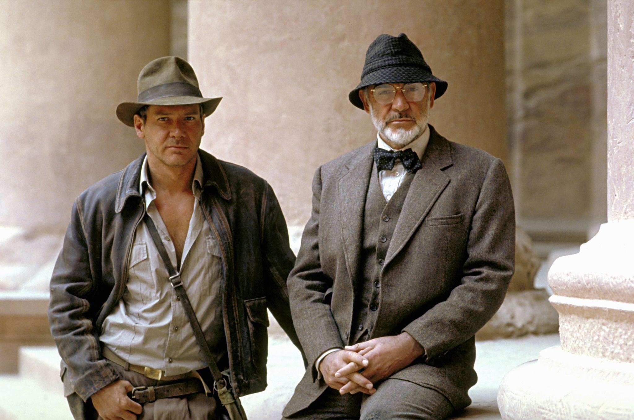 Harrison Ford and Sean Connery in "Indiana Jones and the Last Crusade"