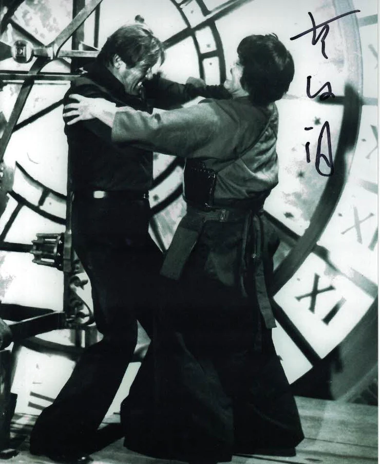 Toshiro Tsuga fighting James Bond in "Moonraker"