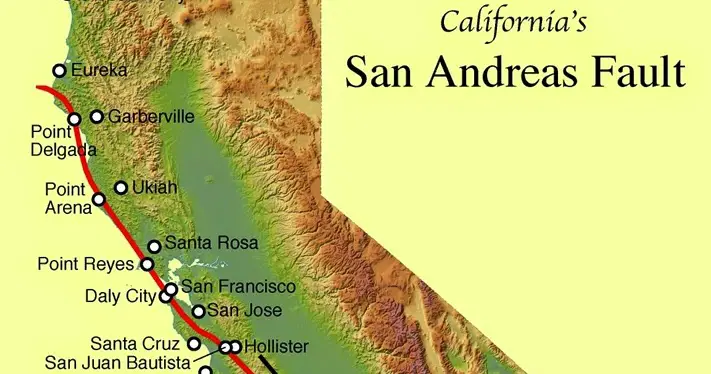 California's San Andreas Fault.