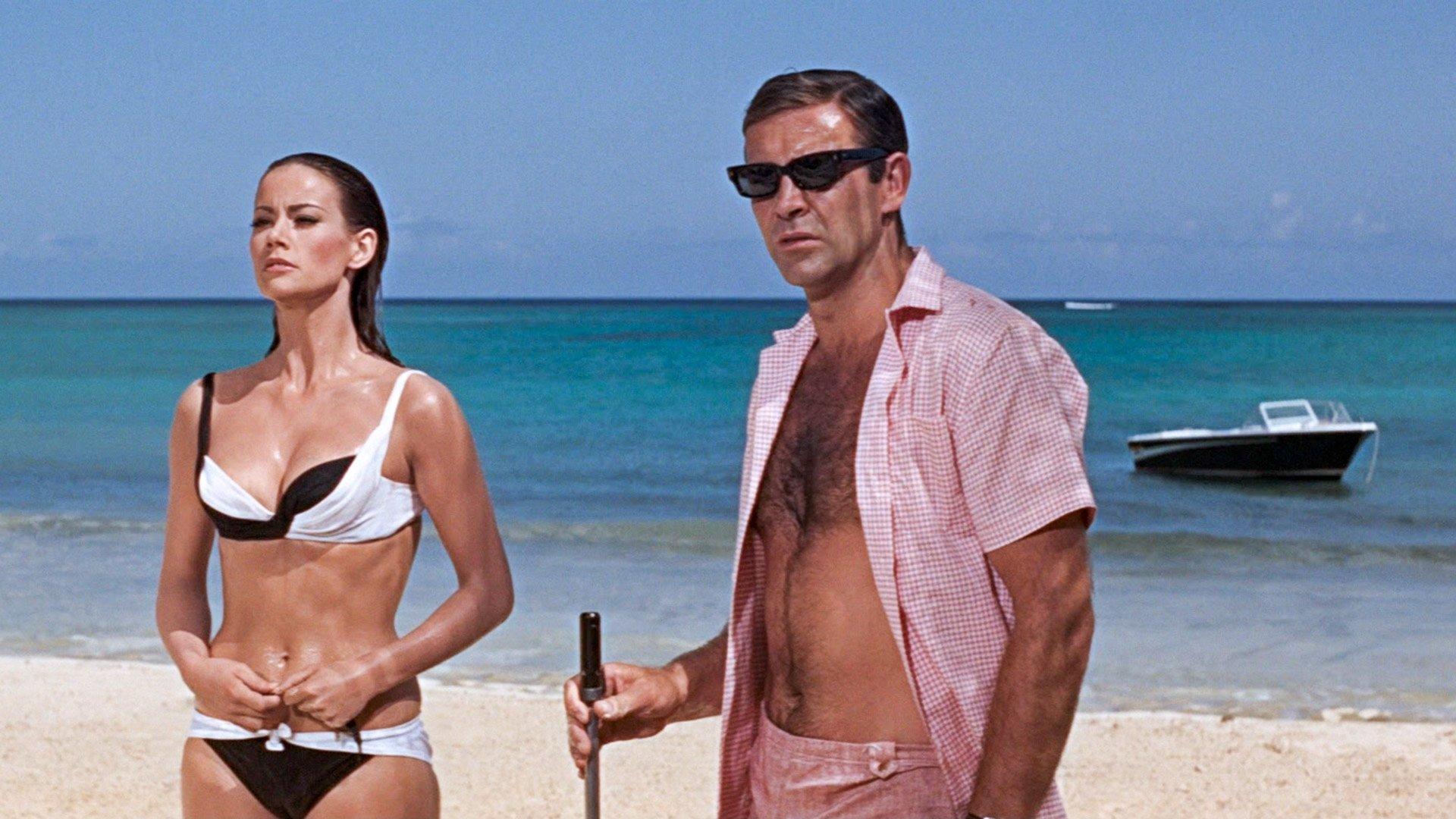 Sean connery and Claudine Auger in "Thunderball" (1965)