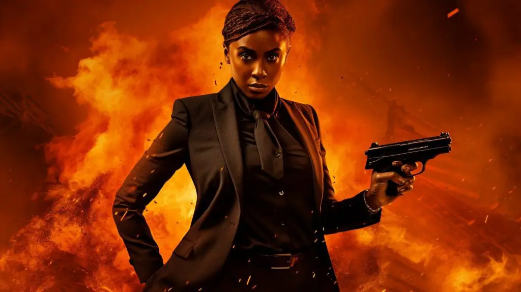 Lashana Lynch as 007 in 'No Time to Die'