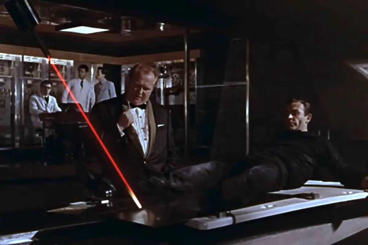 Goldfinger replied, 'No, Mr. Bond, I expect you to die