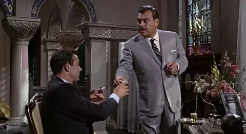 Pedro Armendáriz as Kerim Bey in "From Russia With Love"
