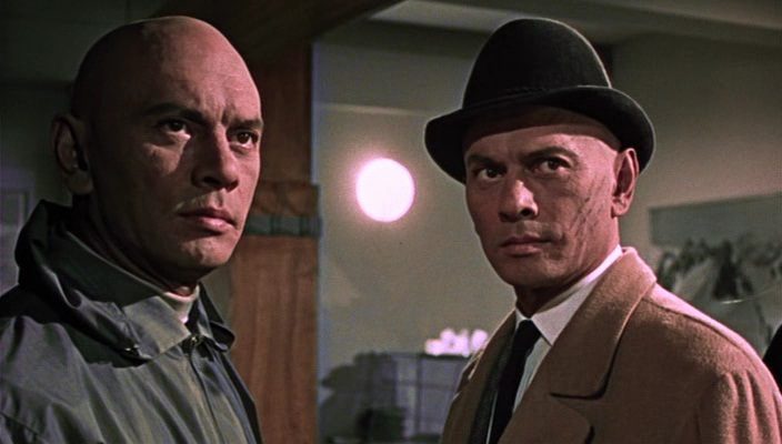 Yul Brynner in "The Double Man"
