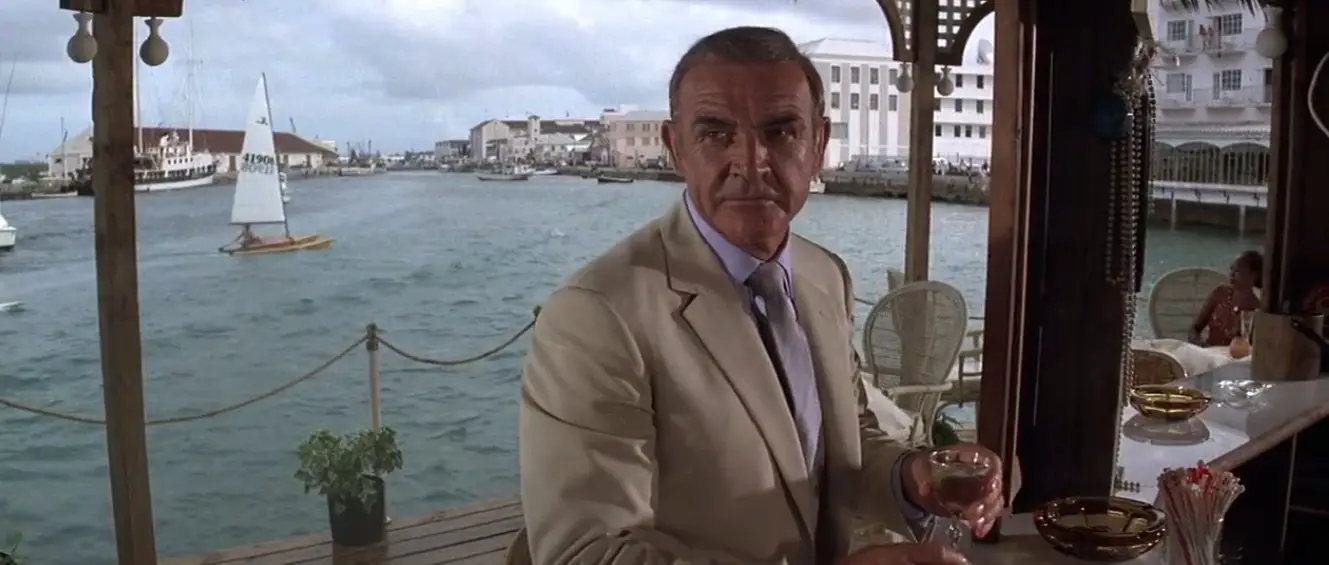 Sean Connery's return as James Bond in 'Never Say Never Again'